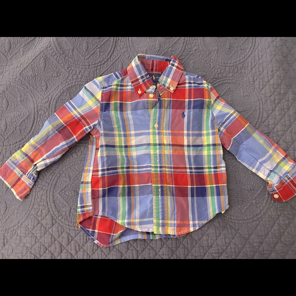 Ralph Lauren long-sleeved button down - 2t